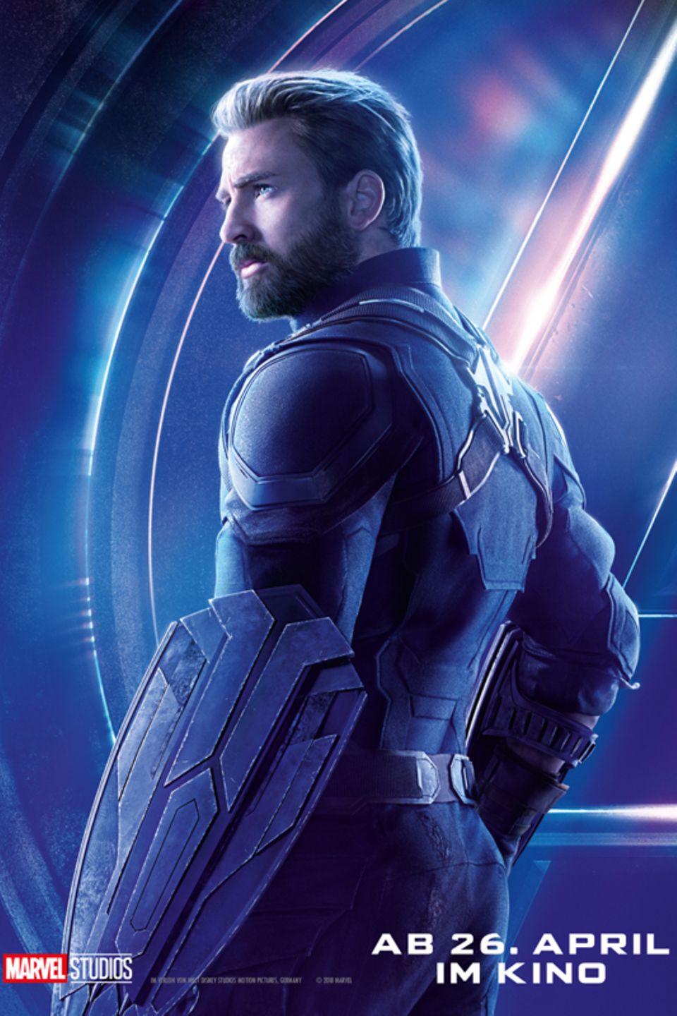 Filmrolle vs. echtes Leben: Chris Evans gibt in den "Avengers"-Filmen den Supersoldaten Captain America, der auf den Leinwand besonders durch sein Schutzschild wiederzuerkennen ist. Chris Evans gibt in den "Avengers"-Filmen den Supersoldaten Captain America, der auf den Leinwand besonders durch sein Schutzschild wiederzuerkennen ist.