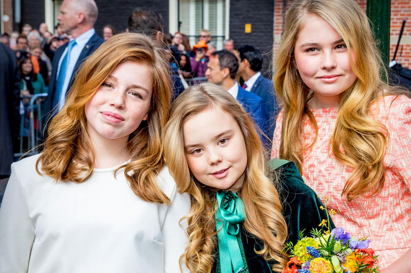 Bildschöner Nachwuchs des niederländischen Königshauses: Auf ihre Töchter Alexia, Ariane und Amalia (v. l.)
