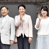 3. Mai 2018  Japans Kronprinzenfamilie verabschiedet sich in den Urlaub. Naruhito, Masako und Aiko will einige Tage auf der königlichen Farm verbringen.
