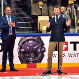 4. Mai 2018  Dänemark ist Gastgeber der Eishockey-Weltmeisterschaft. Da lässt es sich Kronprinz Frederik nicht nehmen, bei der Eröffnung ein paar Worte zu sagen.