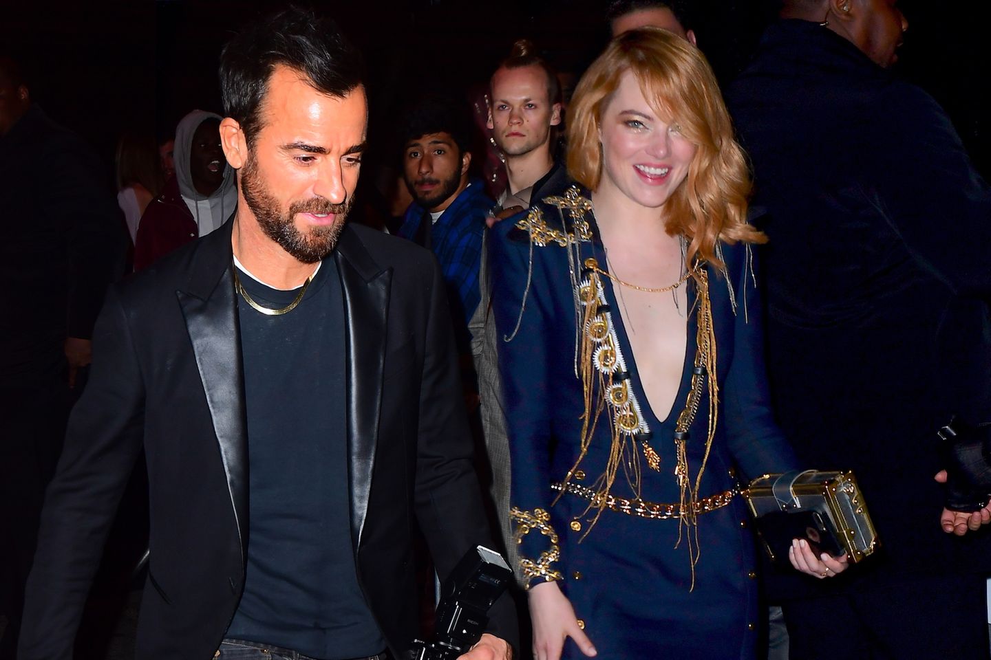 Justin Theroux + Emma Stone