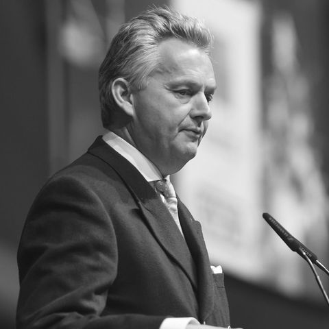 Friedrich Herzog von Württemberg (†), hier bei einer Rede im April 2017