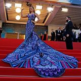 Wie immer traumhaft schön zeigt sich Bollywood-Star Aishwarya Rai auf der Festivaltreppe.
