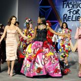 Für ihre "Fashion for Relief"-Show, die anlässlich der Filmfestspiele in Cannes präsentiert wird, hat sich Naomi Campbell hochkarätige Kolleginnen wie Bella Hadid, Winnie Harlow und Natalia Vodianova auf den Laufsteg geholt.