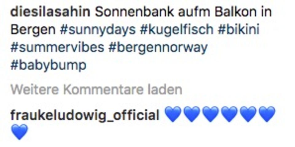 Schwangere Sila Sahin : Die Moderatorin Frauke Ludowig kommentierte einen Instagram Beitrag von Sila Sahin. Verrät sie hier das Geschlecht des ungeborenen Kindes? Die Moderatorin Frauke Ludowig kommentierte einen Instagram Beitrag von Sila Sahin. Verrät sie hier das Geschlecht des ungeborenen Kindes?