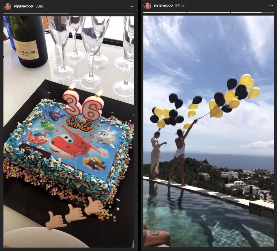 Happy Birthday, Elyas M'Barek!: So feiert er seinen Geburtstag: Schöne Frauen, Champagner und eine traumhafte Aussicht So feiert er seinen Geburtstag: Schöne Frauen, Champagner und eine traumhafte Aussicht