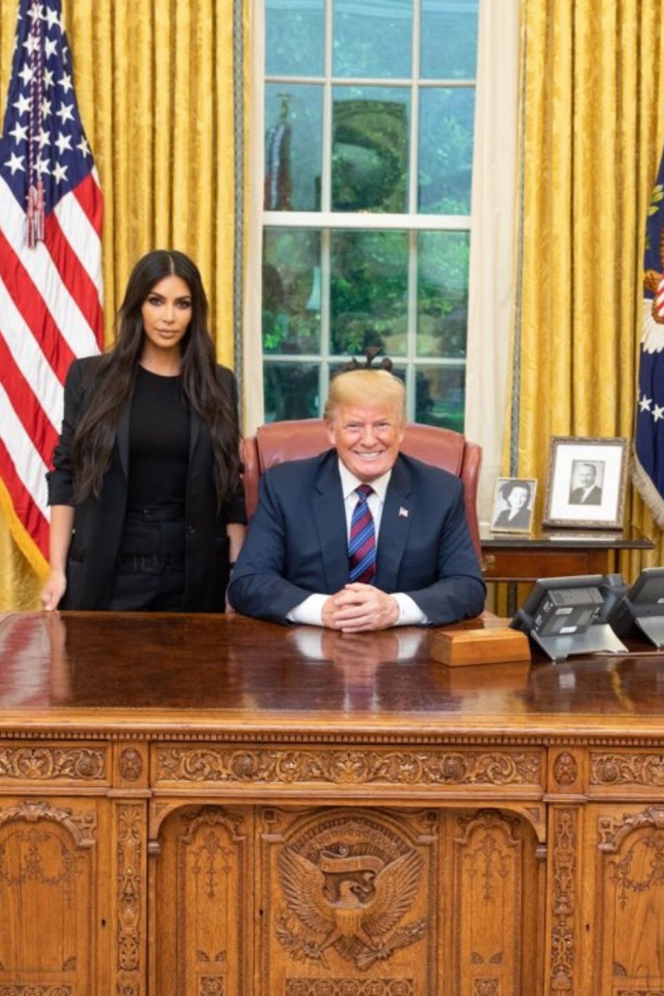 Kim Kardashian besuchte Donald Trump am Mittwoch, den 30. Mai, im Weißen Haus in Washington Kim Kardashian besuchte Donald Trump am Mittwoch, den 30. Mai, im Weißen Haus in Washington