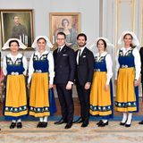 6. Juni 2018  Schweden feiert. In dem skandinavischen Königreich findet heute der Nationalfeiertag oder auch der Tag der "schwedischen Flagge'"statt. Gut gelaunt posiert die schwedische Königsfamilie beim Empfang im königlichen Schloss in Stockholm. 