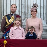 15. Juni 2013  Was James, der Sohn von Prinz Edward und Herzogin Sophie von Wessex, wohl sucht? Beim Bestaunen der Parade formt er mit seinen Händen ein Fernglas. Eine legitime Ablenkungsstrategie. 
