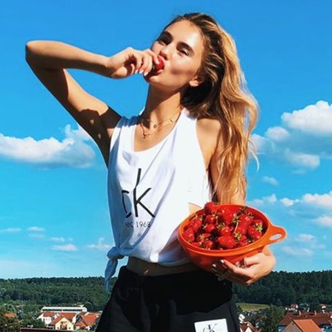 Model Stefanie Giesinger ist ein Sport- und Food-Junkie.