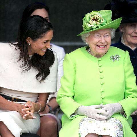 Herzogin Meghan + Queen Elizabeth: Körpersprache-Experten analysieren ihren ersten Auftritt