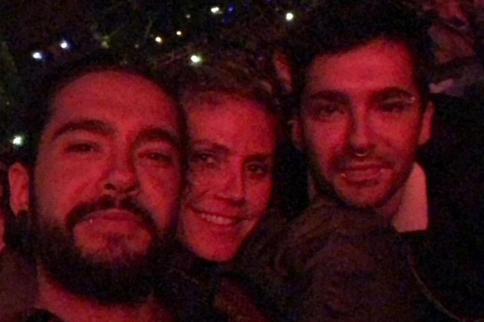 Heidi Klum + Tom Kaulitz: Heidi Klum im Glück: Mit Freund Tom Kaulitz (l.) und seinem Bruder Bill besucht sie am 16. Juni 2018 ein Konzert von Diana Ross Heidi Klum im Glück: Mit Freund Tom Kaulitz (l.) und seinem Bruder Bill besucht sie am 16. Juni 2018 ein Konzert von Diana Ross