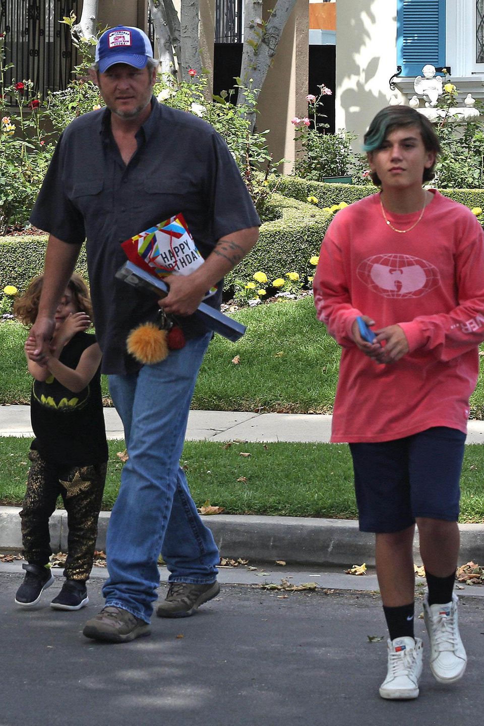 Blake Shelton verbringt Vatertag mit den Kindern seiner Freundin Gwen Stefani 