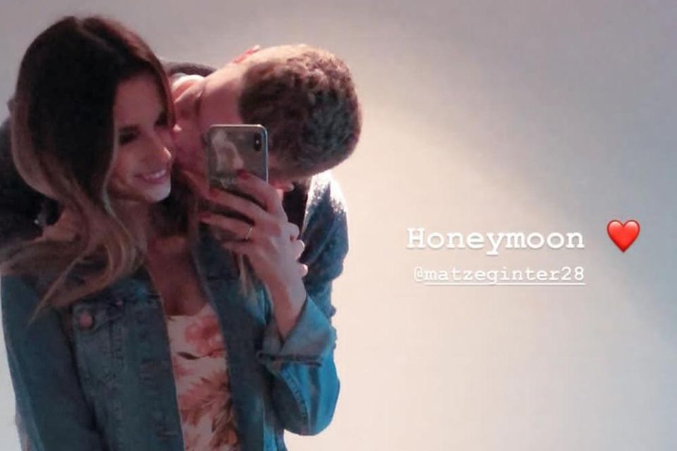 WM 2018: Christina und Matthias Ginter im "Honeymoon" Christina und Matthias Ginter im "Honeymoon"
