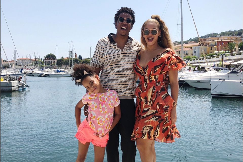 Jay-Z und Beyoncé mit Töchterchen Blue Ivy