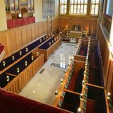 Ein Blick auf das Innere der historischen "Chapel Royal" im "St. James's Palace".