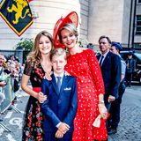 Prinzessin Elisabeth, Prinz Prinz Emmanuel + Königin Mathilde 