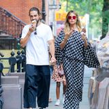 3. Juli 2018  Mmmmh lecker. Heidi Klum und Tom genießen ein Eis im sommerlichen New York. 