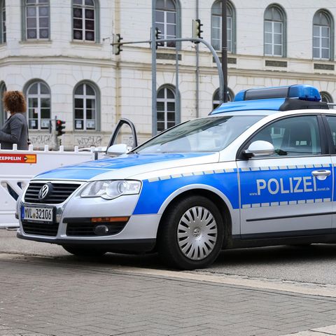 Polizeiauto. 
