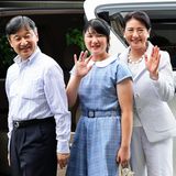 16. August 2018  Japans Kronprinzenfamilie macht Urlaub in der japanischen Seehafen-Stadt Shimoda ... 