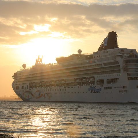 Die "Norwegian Star" der Reederei "Norwegian Cruise Line"