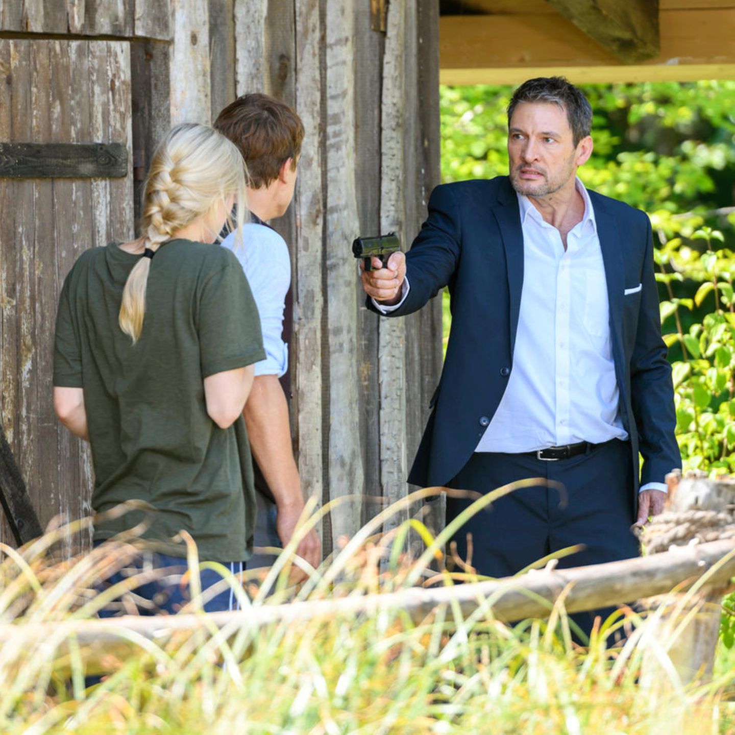 Sturm der Liebe: Dramatische Fotos! Bringt Christoph Alicia + Viktor um? |  GALA.de