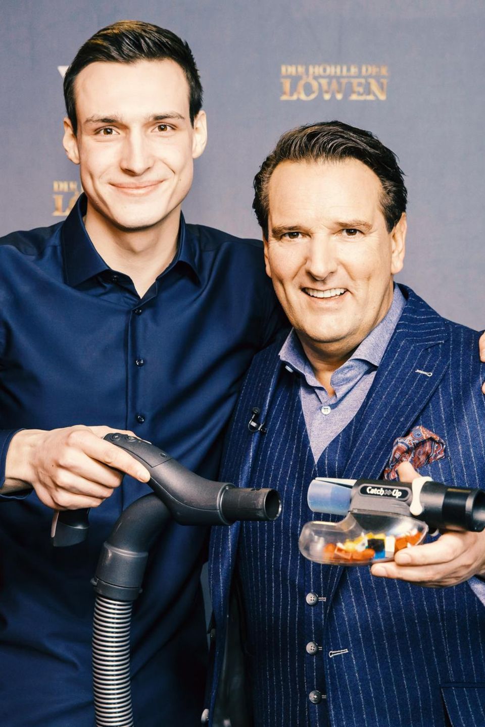 Tobias Gerbracht und Ralf Dümmel mit dem "Catch Up" bei "Die Höhle der Löwen" Tobias Gerbracht und Ralf Dümmel mit dem "Catch Up" bei "Die Höhle der Löwen"