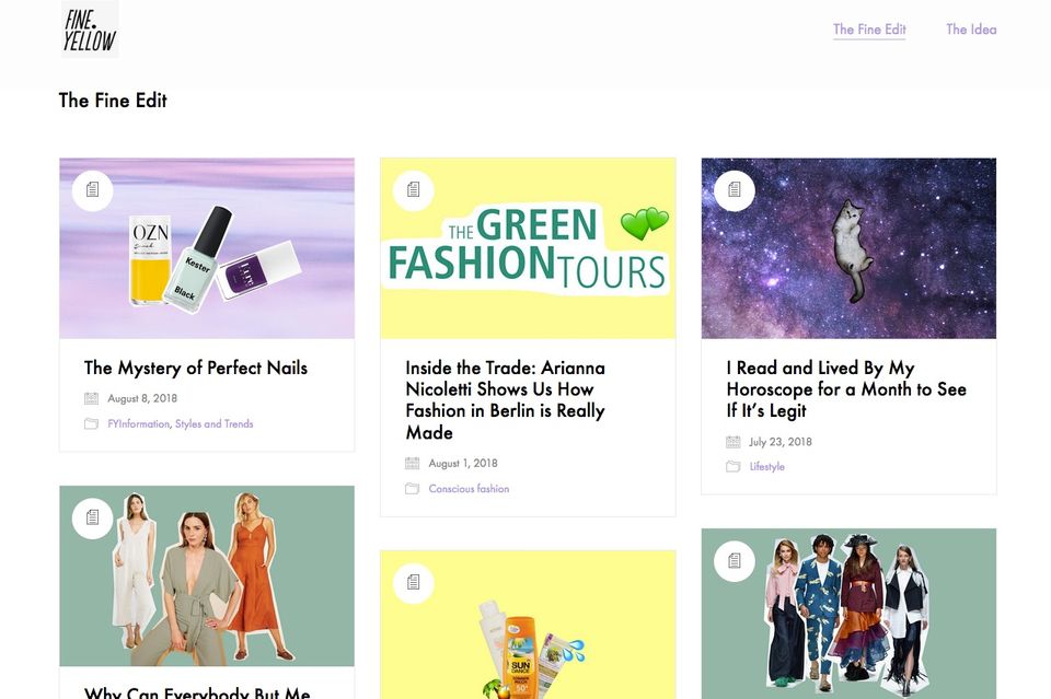 Go, green Girls!: fineyellow.com fineyellow.com