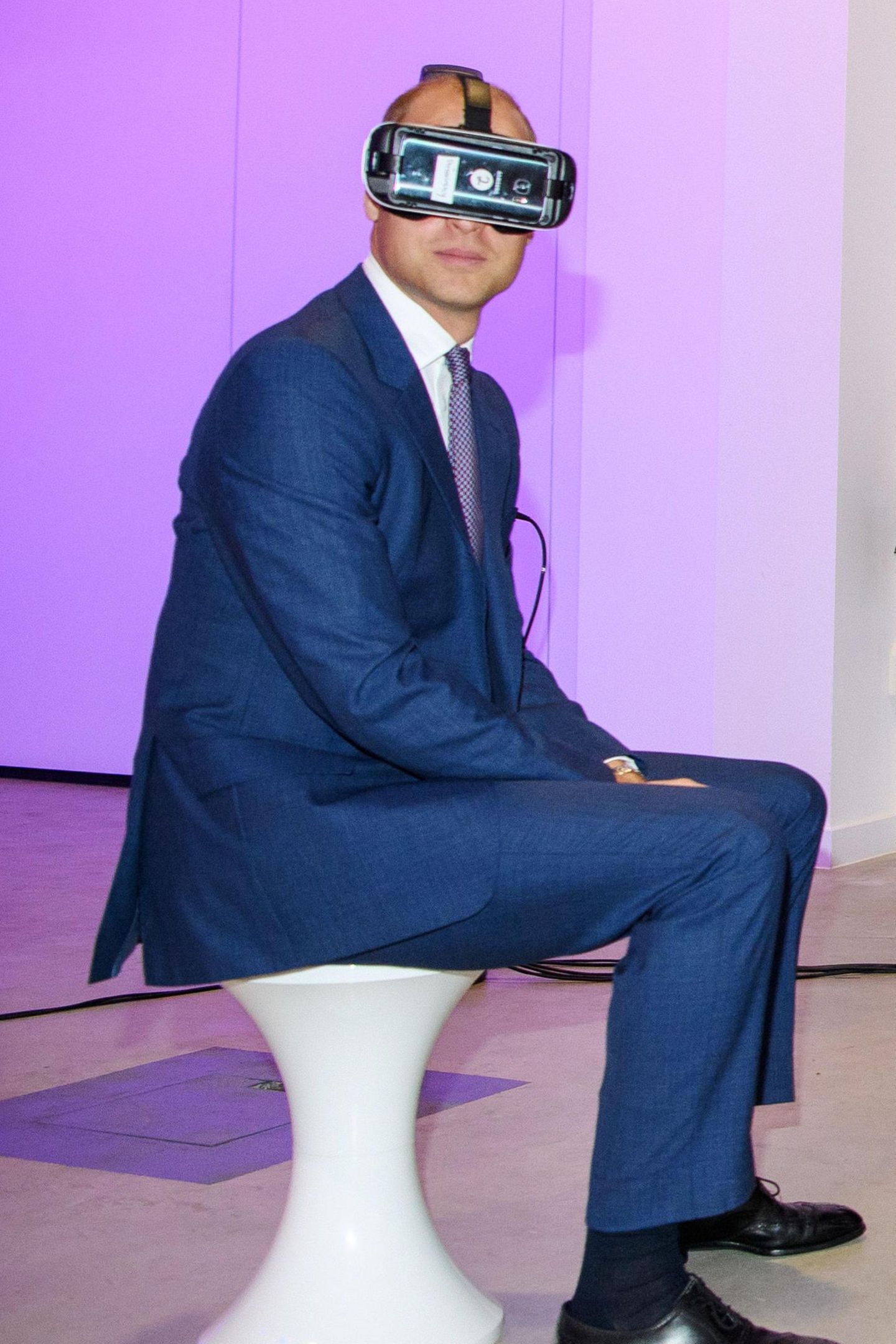 7. September 2018  Prinz William taucht bei seinem Besuch der Great Exhibition Ausstellung mit einer VR-Brille in eine andere Welt. 