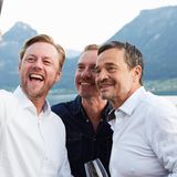 Selfie time! Sven Larssen (G+J), Nils Behrens (Lanserhof) und Michael Betzelt (E.A.Cosmetics)