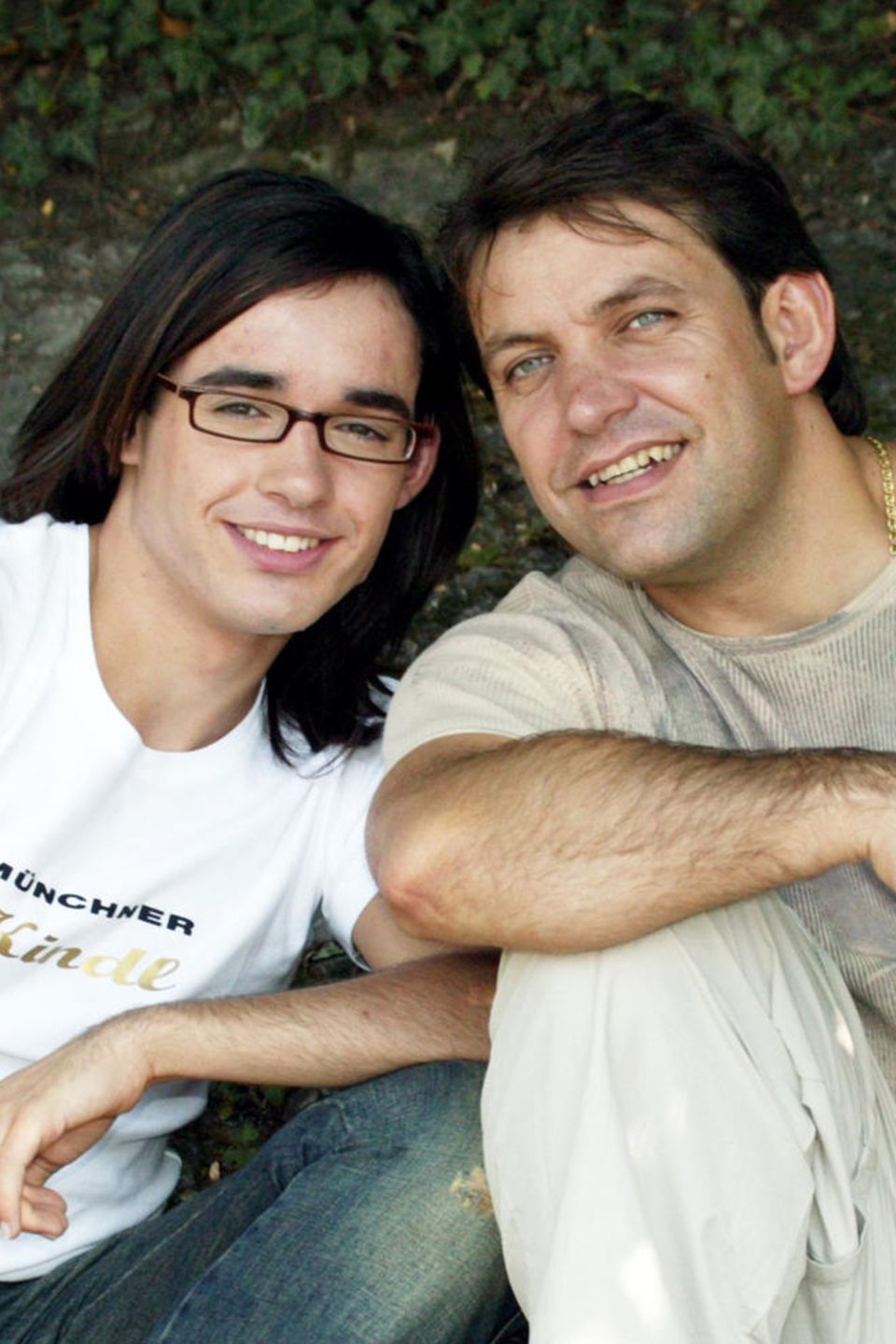 Daniel + Günther Küblböck 2003 in München Daniel + Günther Küblböck 2003 in München