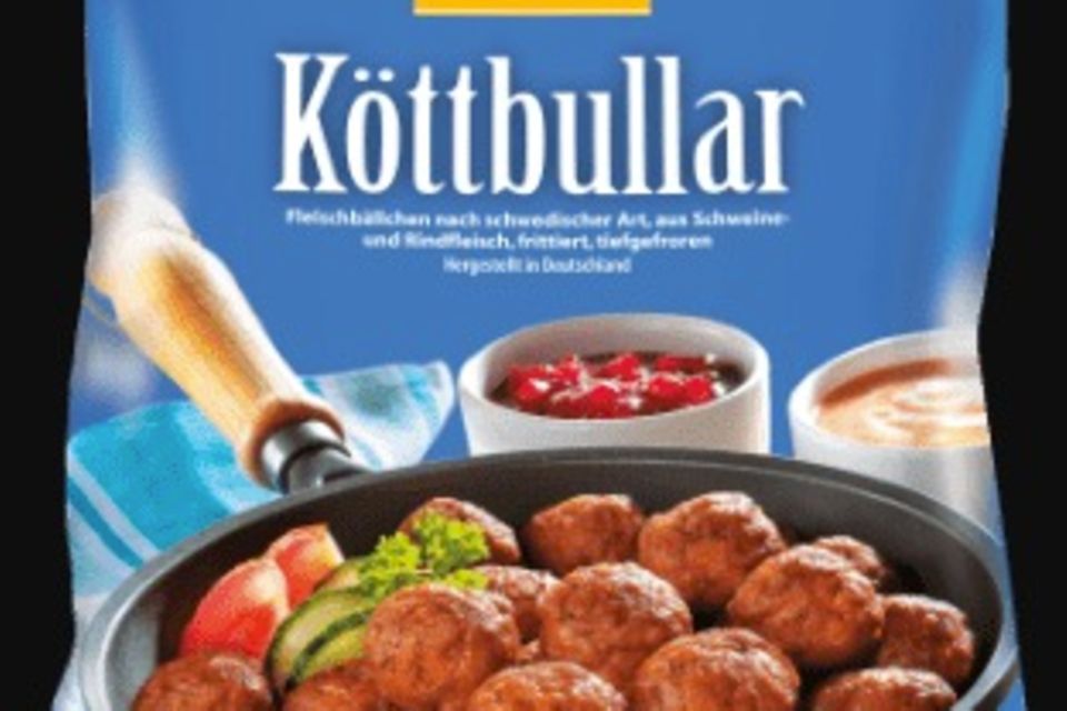 Erstickungsgefahr: "Skandinavic' Köttbullar, 1000 g" "Skandinavic' Köttbullar, 1000 g"