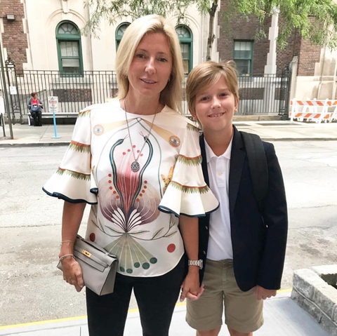 Marie-Chantal von Griechenland und Sohn Odysseas