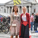 22. September 2018   Lange Beine der Wiesen: GNTM-Gewinnerin Vanessa Fuchs und GNTM-Teilnehmerin Darya Strelnikova.