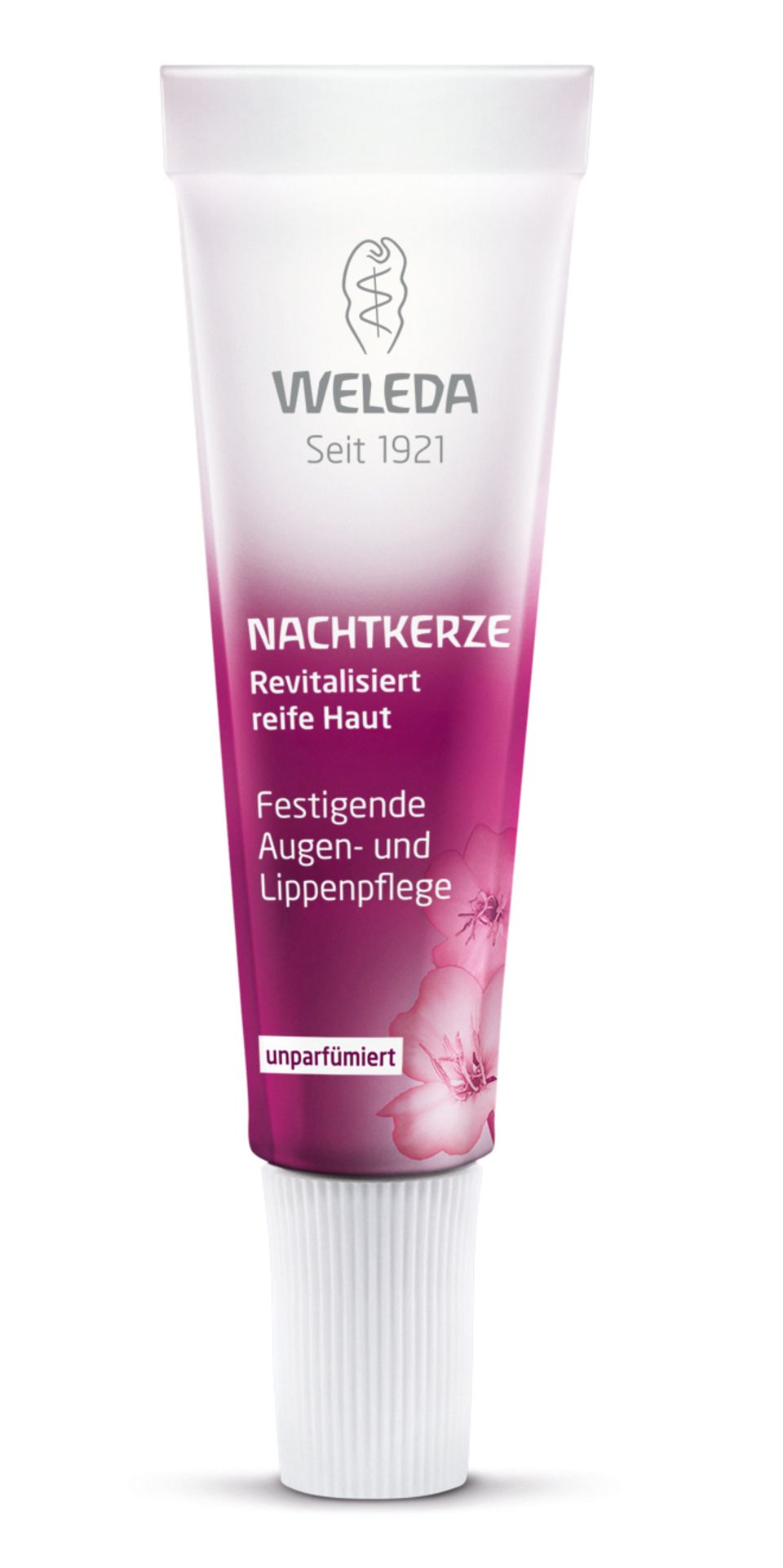 Richtige Lippenpflege: Öle aus Nachtkerze, Macadamianuss, Inkanuss, Jojoba und Sonnenblumen angereichert mit Kakaobutter, Bienenwachs sowie Auszügen aus Tigergras, Weißer Malve und einem Hamamelisdestillat mindert tiefe Linien und pflegt spröde Lippen. "Nachtkerze Festigende Augen- und Lippenpflege" von Weleda. Öle aus Nachtkerze, Macadamianuss, Inkanuss, Jojoba und Sonnenblumen angereichert mit Kakaobutter, Bienenwachs sowie Auszügen aus Tigergras, Weißer Malve und einem Hamamelisdestillat mindert tiefe Linien und pflegt spröde Lippen. "Nachtkerze Festigende Augen- und Lippenpflege" von Weleda.