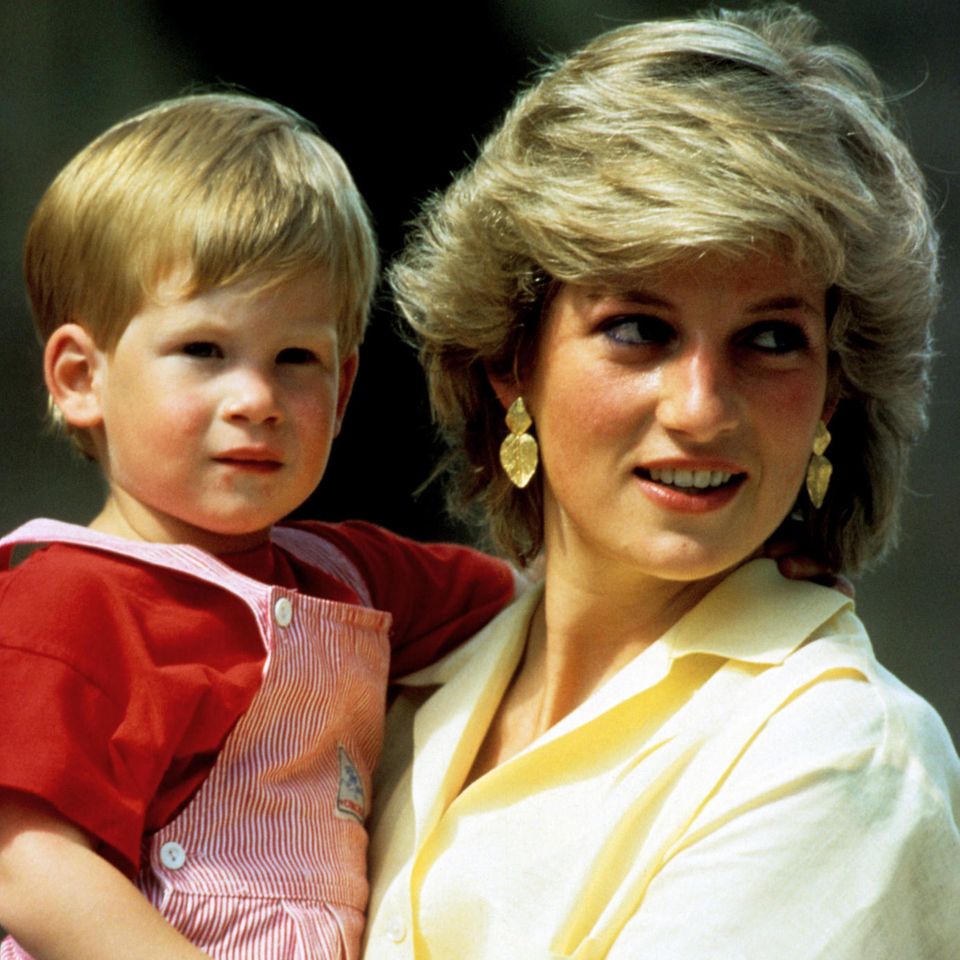 Prinz Harry und Mutter Prinzessin Diana