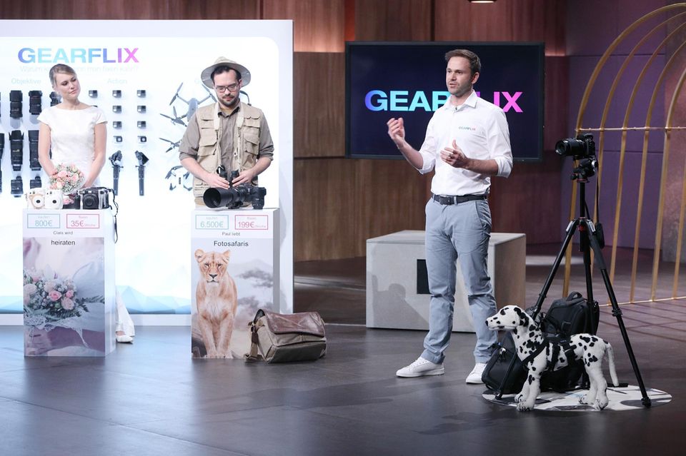 Die Höhle der Löwen: Marius Hamer aus Bochum stellt den Löwen seine Plattform "Gearflix" vor. Marius Hamer aus Bochum stellt den Löwen seine Plattform "Gearflix" vor.