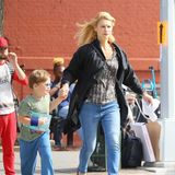 27. September 2018  Nein, wir sehen hier keine actionreiche Szene der Serie "Homeland": Schauspielerin Claire Danes und Sohn Cyrus haben es scheinbar einfach eilig.