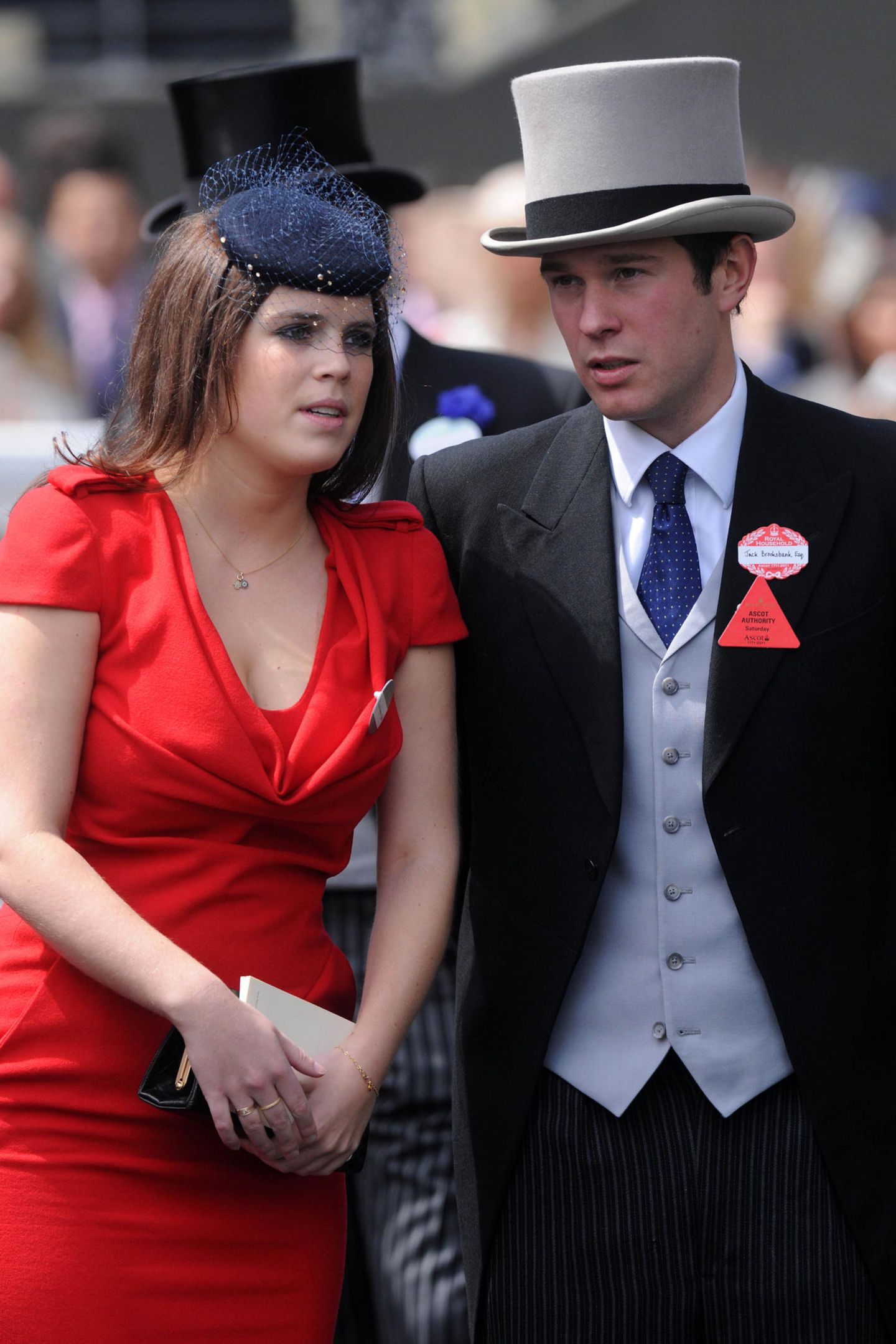18. Juni 2011  Beim Pferderennen in Ascot haben Prinzessin Eugenie und Jack Brooksbank im Juni 2011 ihren ersten offiziellen Auftritt als Paar.   