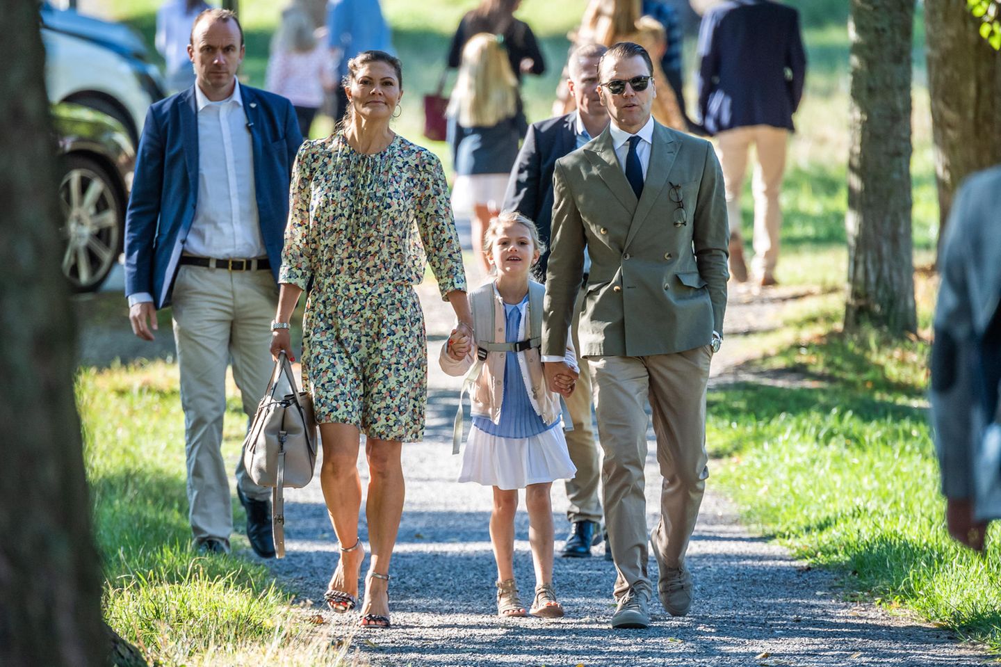 Im August 2018 wurde Prinzessin Estelle in Anwesenheit ihrer Eltern Prinzessin Victoria von Schweden und Mann Daniel