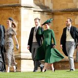 Pippa Middleton erregt mit ihrer süßen Babykugel in Grün natürlich viel Aufmerksamkeit.