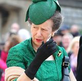 Ebenfalls in Grün: Prinzessin Anne