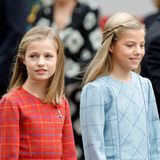 12. Oktober 2018   Sie wachsen zu echten Schönheiten heran: Prinzessin Leonor (li.) und ihre Schwester Prinzessin Sofia.