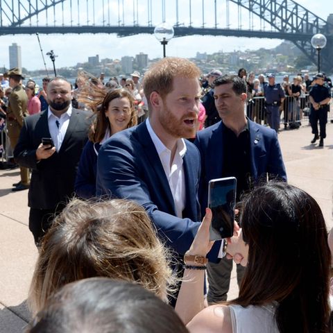 Prinz Harry reist mit Herzogin Meghan durch Australien
