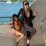 Das Posen hat Töchterchen Monroe in jedem Fall von Mama Mariah Carey. 