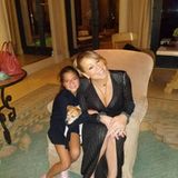 Mutter-Tochter Zeit bei Mariah Carey und Tochter Monroe. 