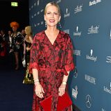 Im floralen Look ist Tamara Gräfin von Nayhauss bei der "Tribute to Bambi"-Gala unterwegs.