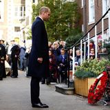 4. November 2018  Prinz William steht andächtig beim Gedenkgottesdienst und der Parade der Submariners in London. 