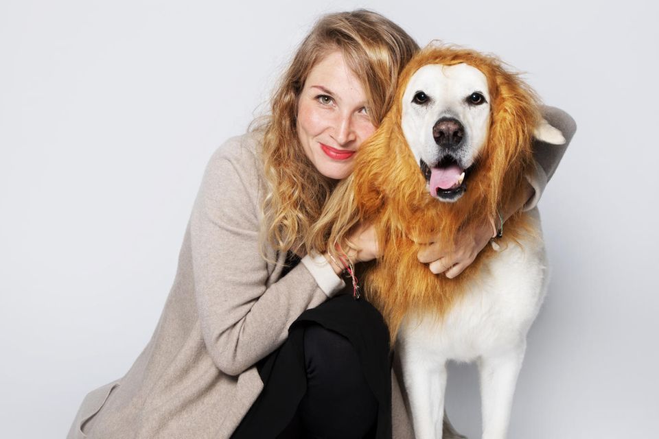 VEGDOG-Gründerin Tessa Zaune-Figlars Hund Nelson brachte sie auf die Idee für das Start-Up