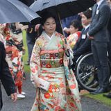 9. November 2018  Prinzessin Akiko in einem traumhaften Gewand. 